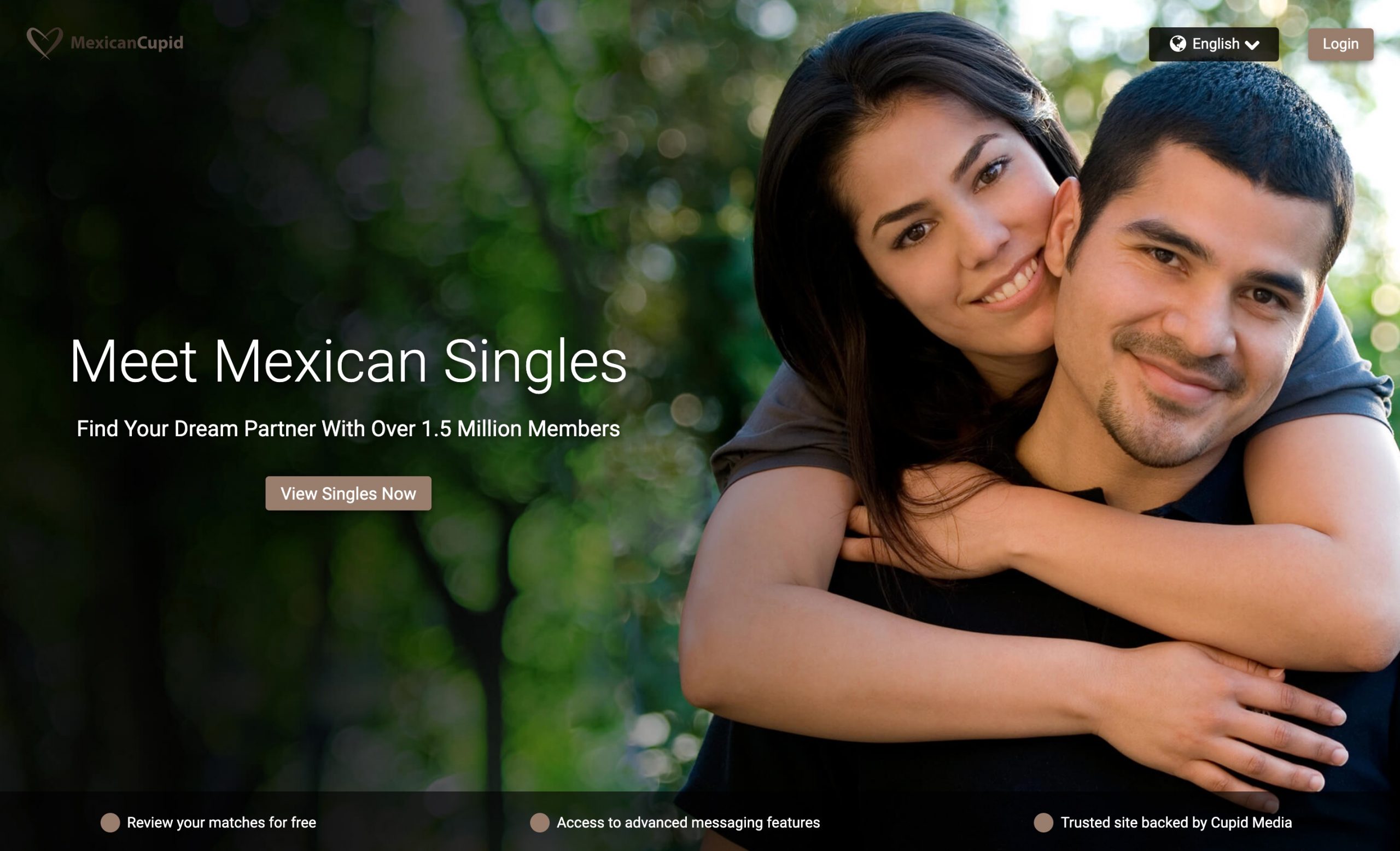 MexicanCupid main page