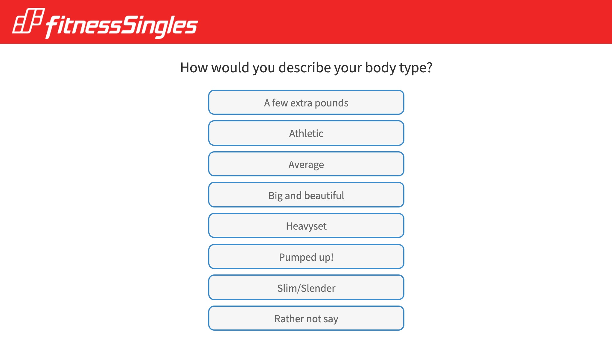 fitness singles question