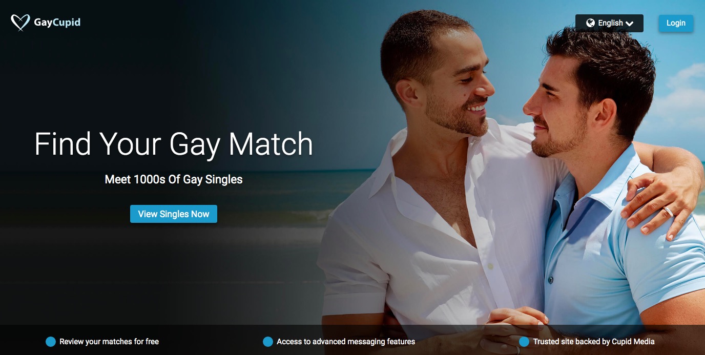 GayCupid main page